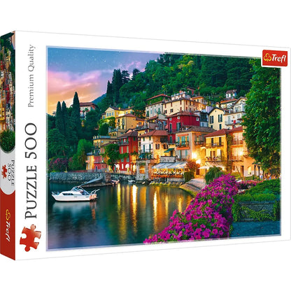 PUZZLE 500 Jezioro Como, Włochy