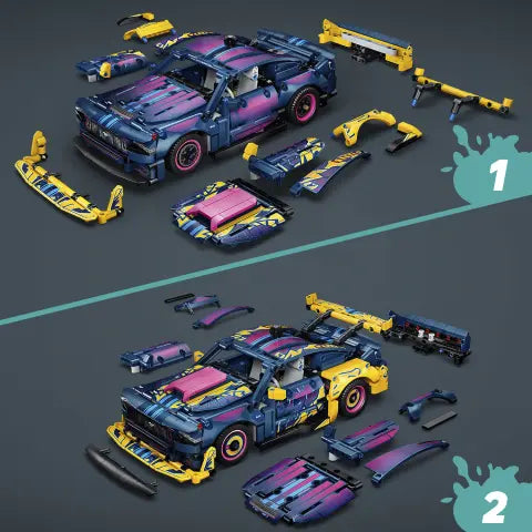 Lego Technic - Warsztat tuningowy: samochód Ford Mustang GT