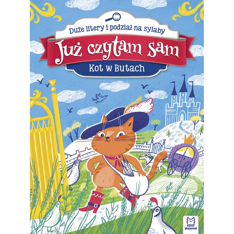 Już czytam sam kot w butach duże litery i podział na sylaby