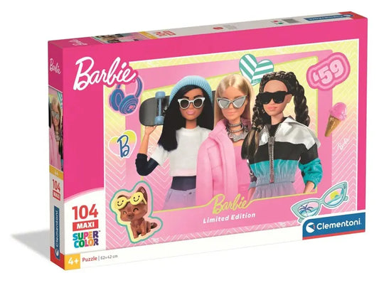 Puzzle 104 maxi SuperKolor Barbie