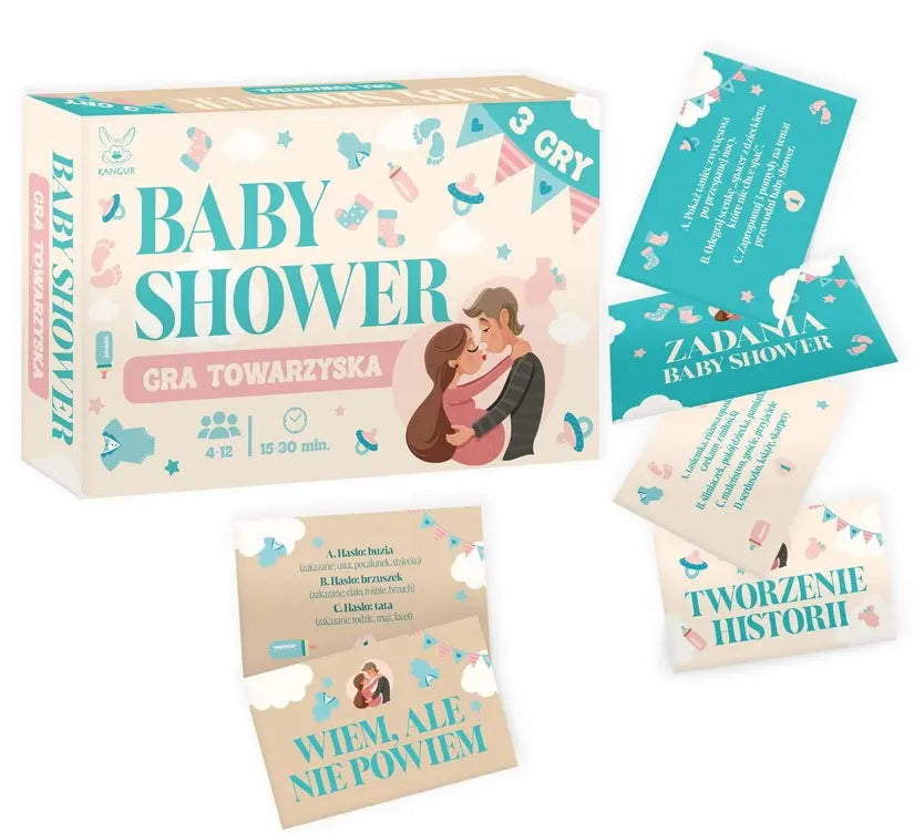 Baby shower gra towarzyska