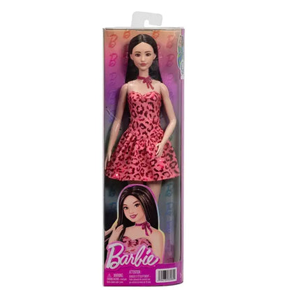 Barbie lalka Fashionistas w sukience w cętki
