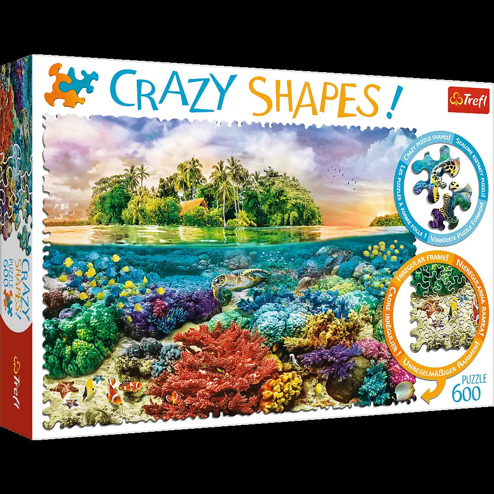 Puzzle 600 crazy shapes tropikalna wyspa