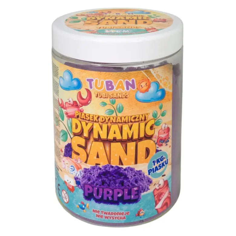 Tuban piasek dynamiczny 1kg fioletowy