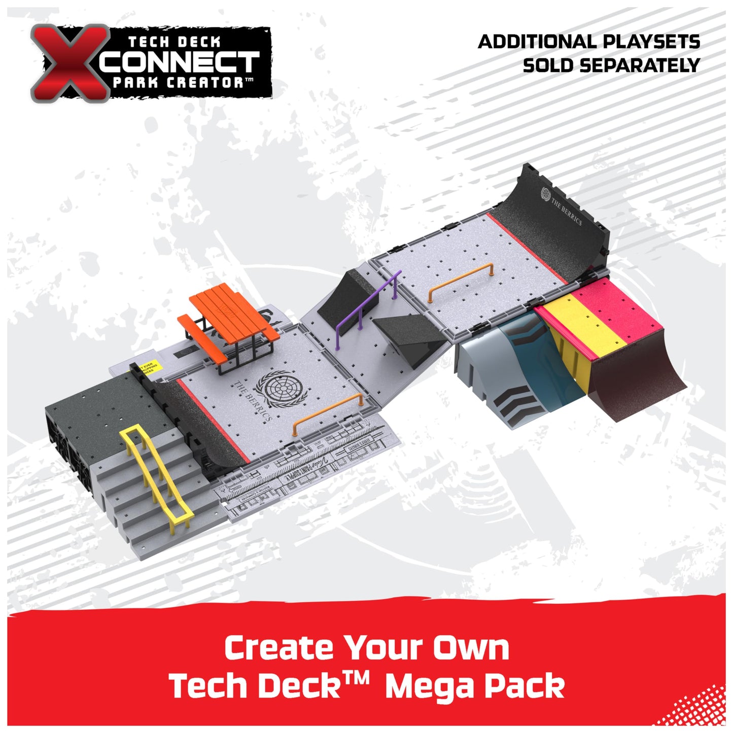 Techdeck transformujący skate park