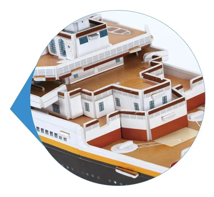 Cubic fun puzzle 3d titanic