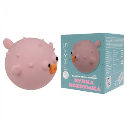Lampka nocna LED - Rybka różowa
