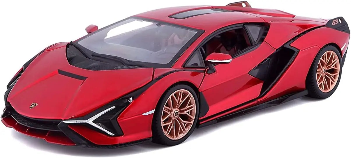 BBU 1:24 Lamborghini Sian FKP37 Red 21099RD 02702