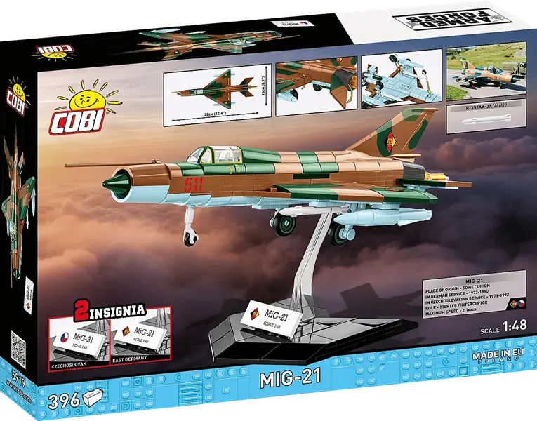 Klocki Armed Forces - MIG-21, 396 kl.