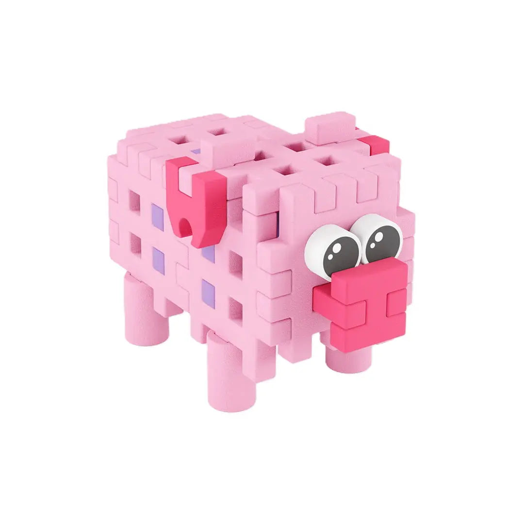 Klocki wafle mini pocket pets świnka