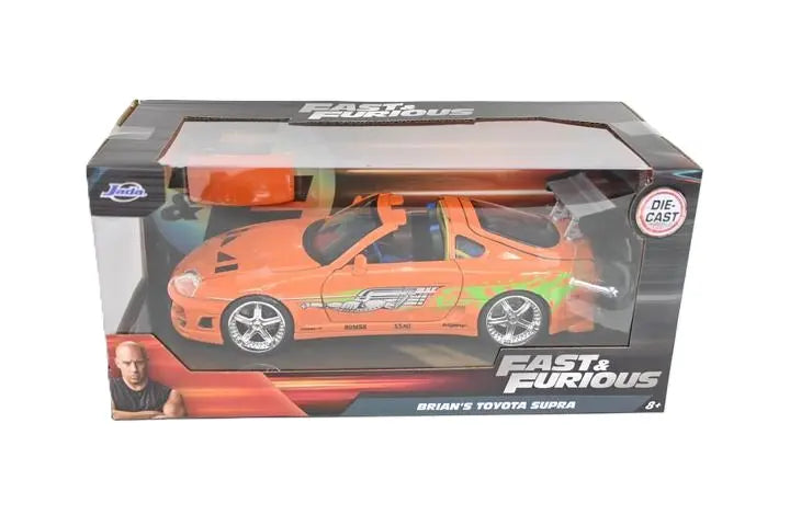 Szybcy i Wściekli - Toyota Supra orange 1995 1:24