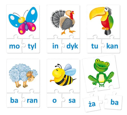 Układam i czytam gra edukacyjna