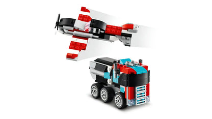 Lego Creator Ciężarówka z platformą i helikopter