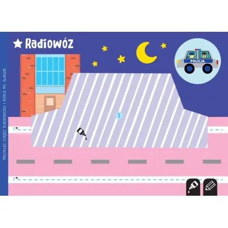 Wycinam naklejam rysuję pojazdy wycinanki edukacyjne