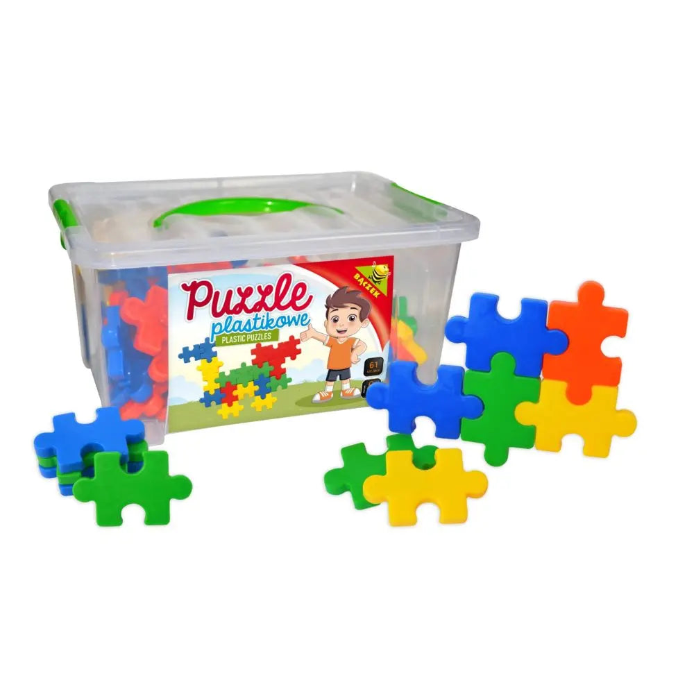 Tupiko puzzle plastikowe pojemnik