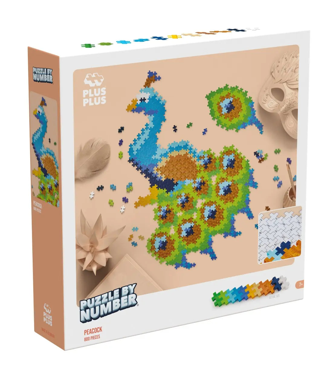 Plus-Plus Puzzle By Number Paw 800 elementów