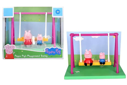 Zestaw huśtawka + 2 figurki, Świnka Peppa i George