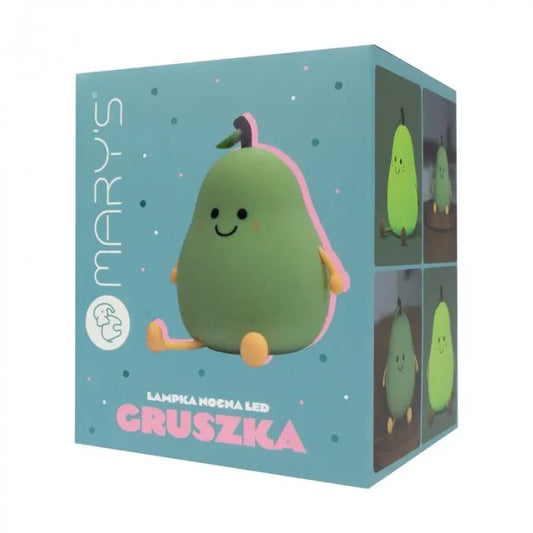 Lampka nocna LED - Gruszka zielona