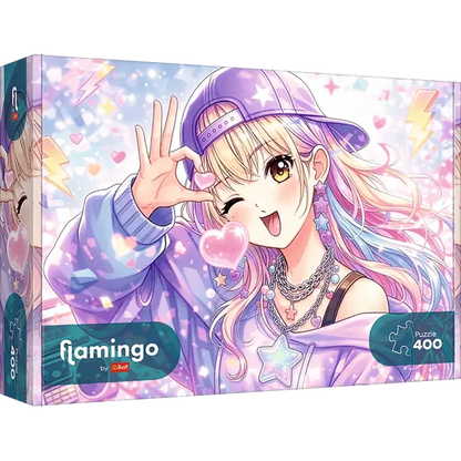 Puzzle 400 el. Flamingo by Trefl, Pastelowy urok