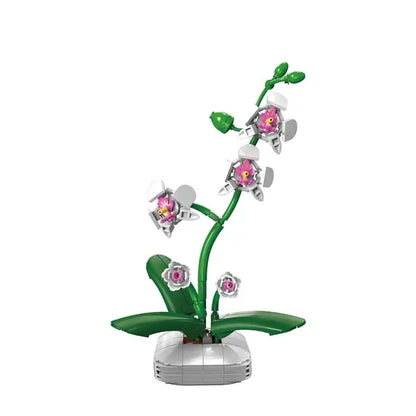 Klocki - Orchidea w doniczce 25 cm, 237 elementów
