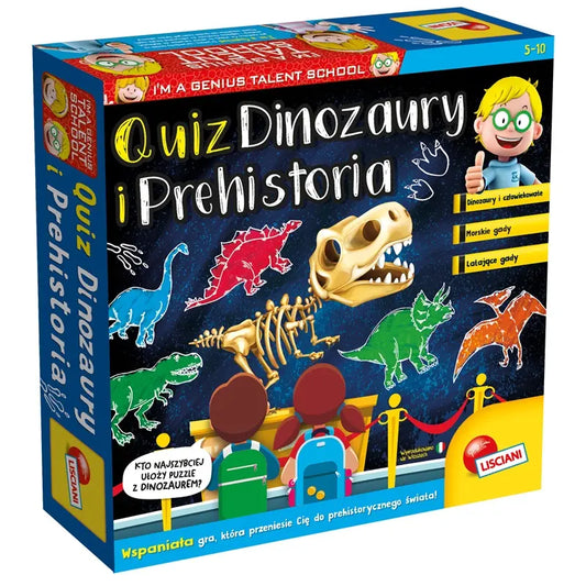 Lisciani Im a genius Quiz Dinozaury 54374