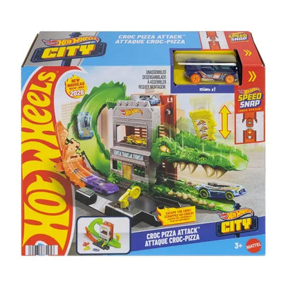 Hot Wheels Krokodyl - atak na pizzerię zestaw