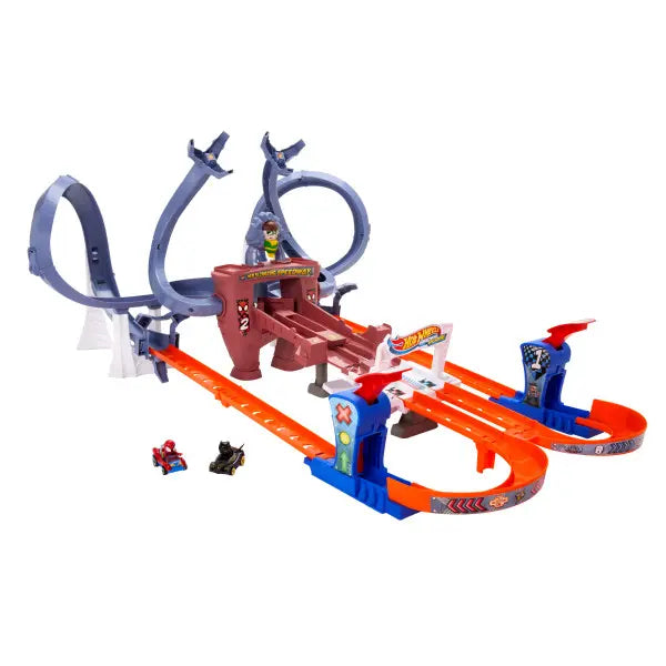 Hot Wheels Marvel Spiderman tor Races Verse