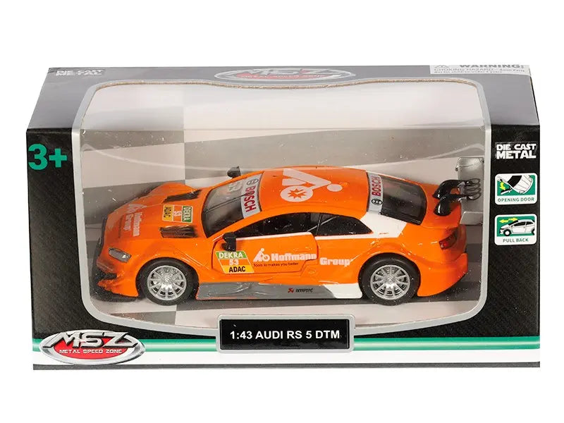 Model audi rs5 dtm pomarańczowy 1:43