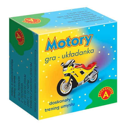 Motory gra układanka