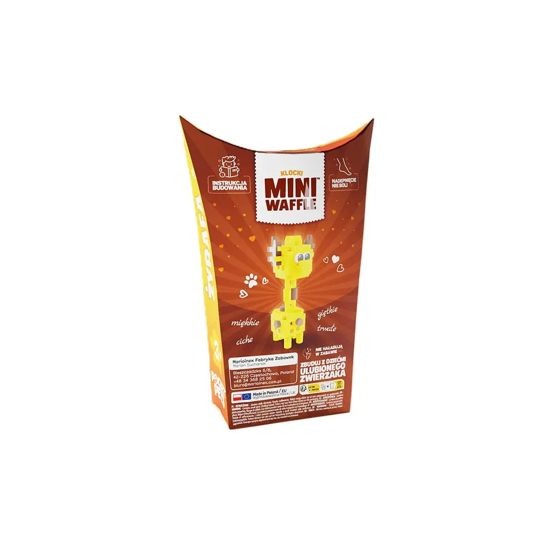 Klocki wafle mini pocket pets żyrafa