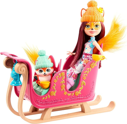 MATTEL Barbie Enchant. lalka + pojazd FJH11 GJX31