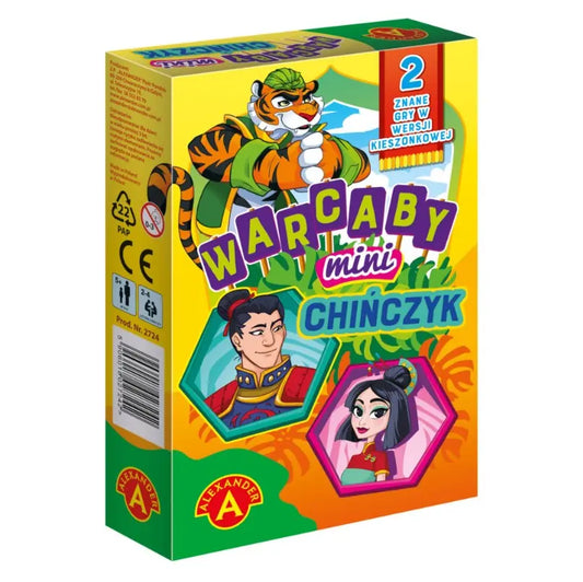 Gry 2w1 chińczyk i warcaby mini