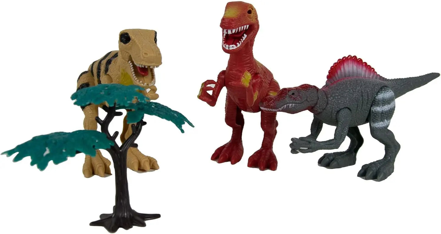 Dinozaury zestaw figurek światło/dźwięk