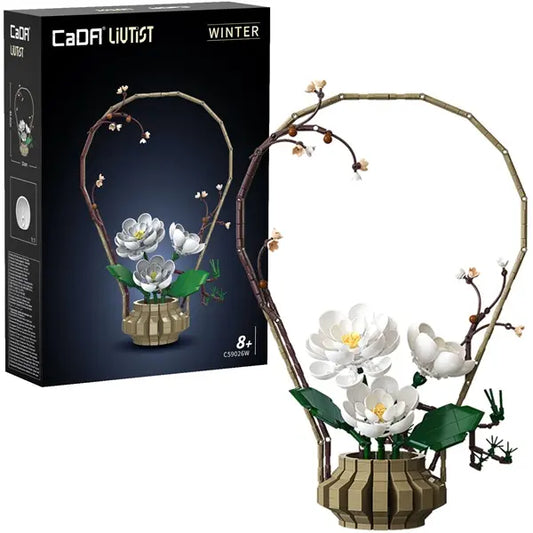 Klocki - Floral Art Winter Silence 49,6 cm, 1001 elementów