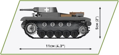Historical Collection WWII Panzer II Ausf. A 250 elementów 2718