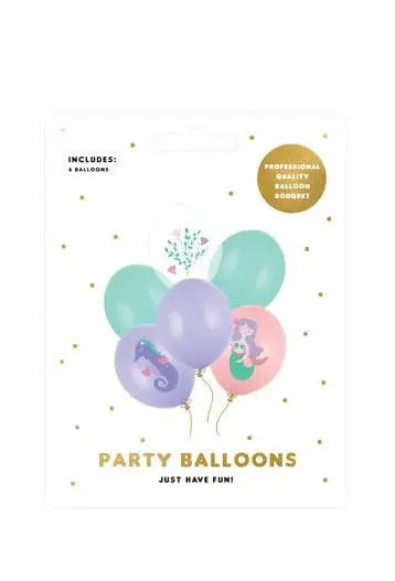 Balony 30cm - Morski Świat - 6 szt.
