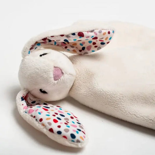 Whisbear doudou kocyk przytulanka królik kremowy