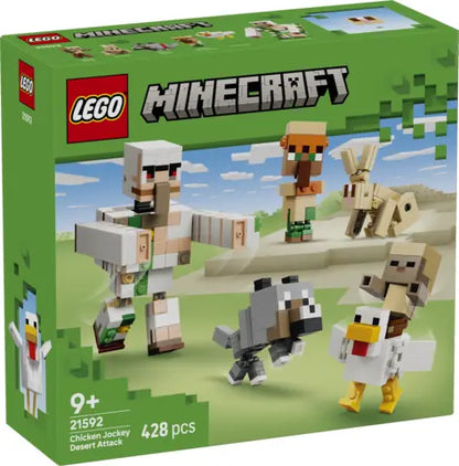 Lego Minecraft - Atak kurzego jeźdźca na pustyni