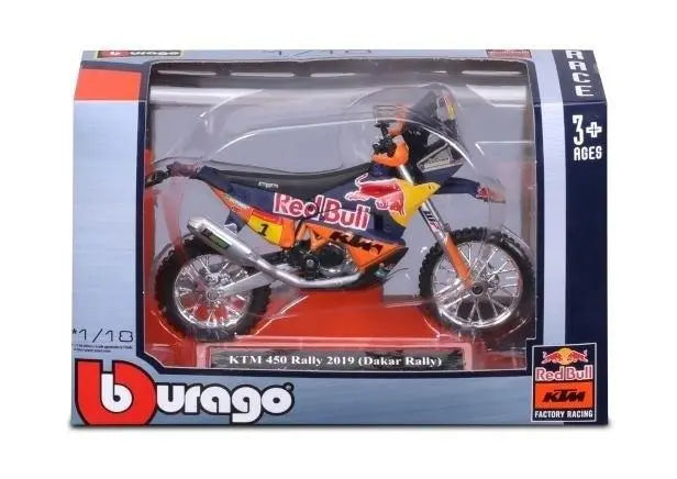 BBU 1:18 RedBull KTM 450 Rally 51086 15153
