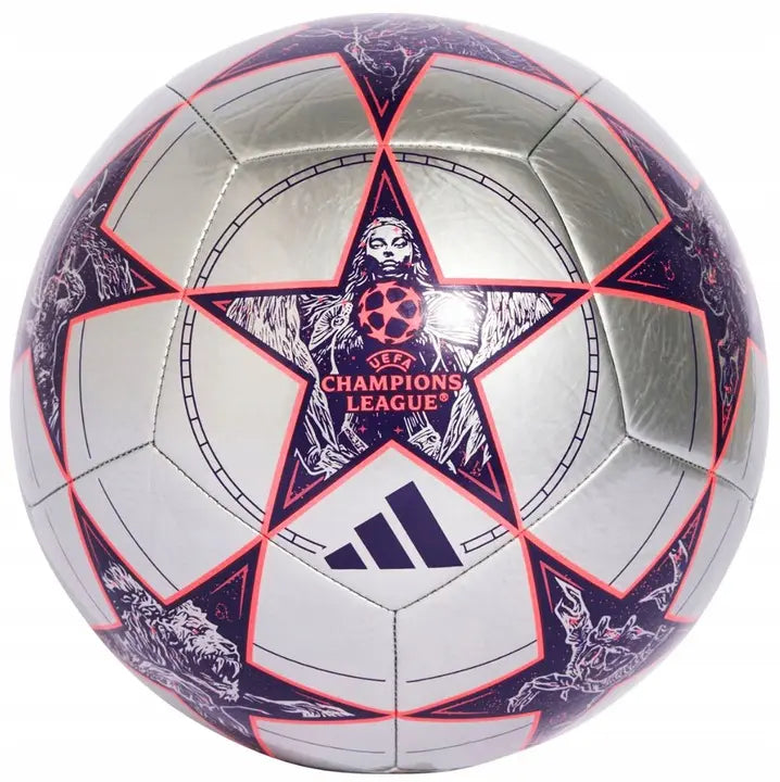 Piłka nożna Adidas Champions League srebrna