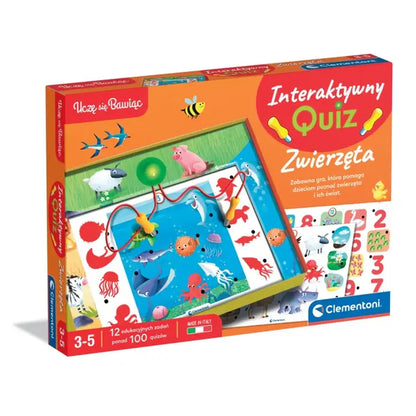 Uczę się bawiąc! interaktywny quiz zwierzęta