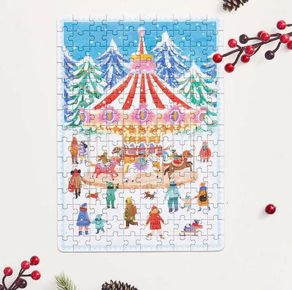 Puzzlove Zima - 4 układanki po 150 elementów