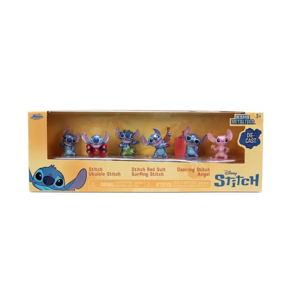 Stitch - metalowe figurki - 6pak
