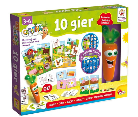 Lisciani Carotina 10 gier PL101290 01290