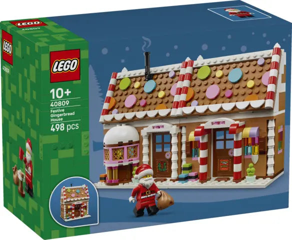 Lego Iconic - Świąteczna chatka z piernika