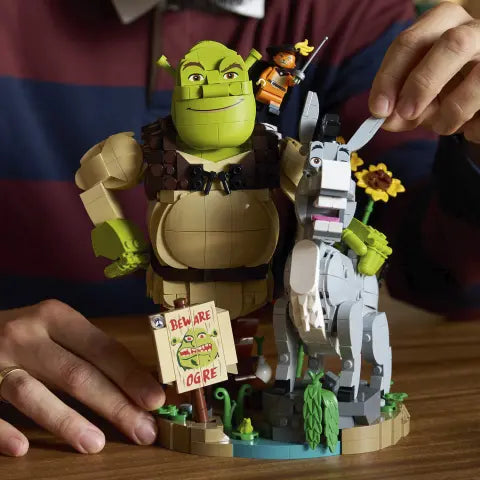 Lego Shrek - Shrek, Osioł i Kot w butach