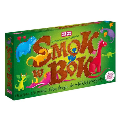 Pink frog gra smok w bok