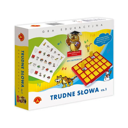Gra logopedyczna trudne słowa cz1