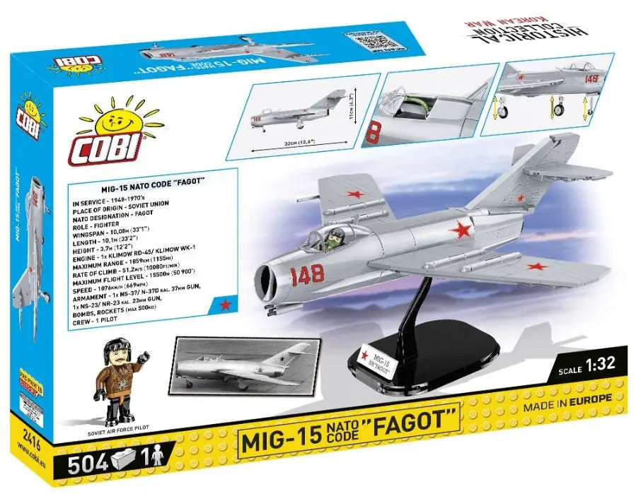 COBI HC KOREAN WAR MIG-15 Fagot 504kl 2416