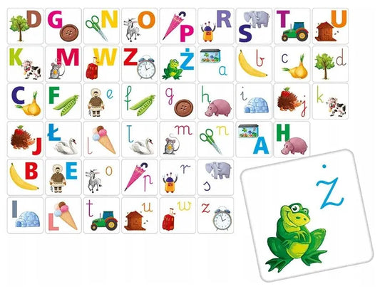 Literki małe i duże - Adamigo memory